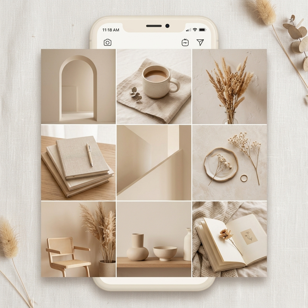 Grid Aesthetics: How to Prompt for Cohesive Instagram Feeds and Brand Boards