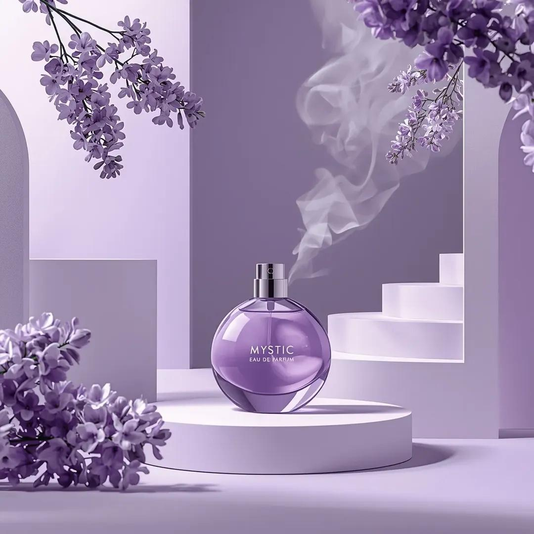 Monochromatic Pastel Lavender Staging