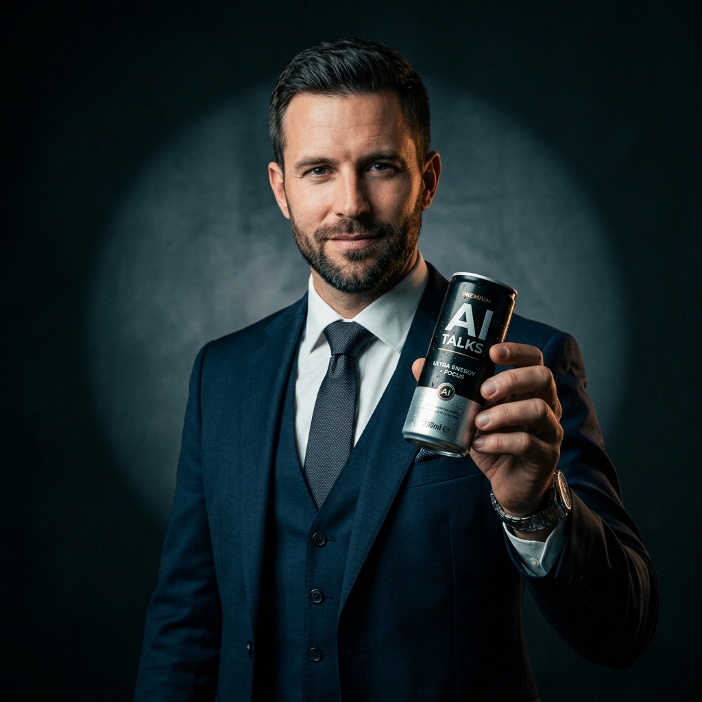 Ultra-realistic Product Shot with Dramatic Split Lighting