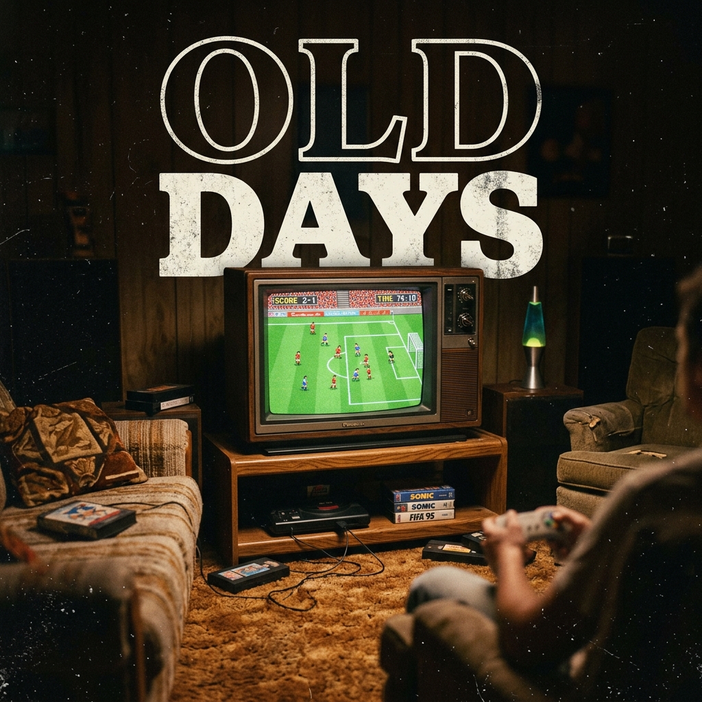 Vintage Lo-Fi CRT TV Poster