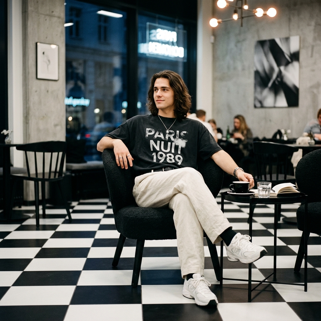 Cinematic Cafe Portrait