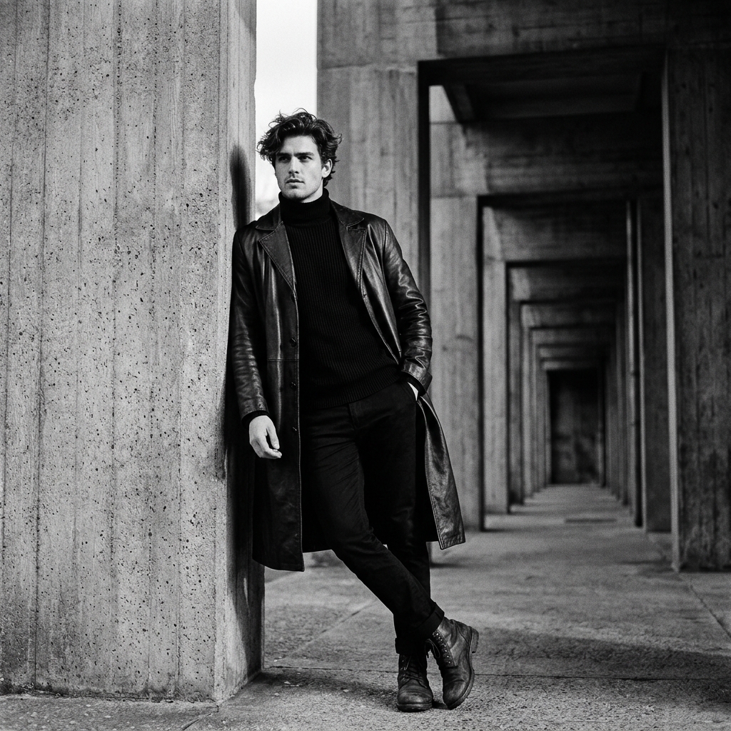 Monochromatic Editorial Portrait